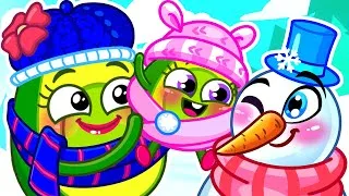 Thumbnail: Let's Build A Snowman Song ☃️❄️ Little Snowflake ⛄💙 II VocaVoca🥑 Kids Songs & Nursery Rhymes