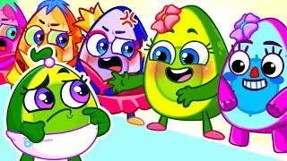 Thumbnail: Where Is My Real Mommy?🤱 | Kids Songs & Nursery Rhymes | Safety Tips  | VocaVoca Berries 🥑🎶