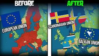 Thumbnail: What if the European Union collapses? We created new Unions | Fun With Flags