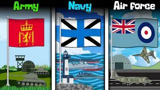 Thumbnail: Military Flags of Countries (Army🪖, Navy🛥️, Air Force✈️) Part 1.