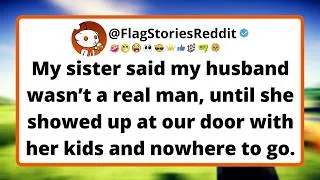 Thumbnail: My sister said my husband wasn’t a real man, until she showed up at our door with her kids and...