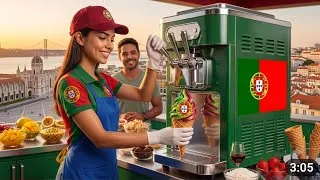 Thumbnail: Which Country's has The Best Ice Cream 🍨?😋🇳🇵🇾🇪|AI ASMR Flag Challenge|The Ultimate Oddly Satisfying 