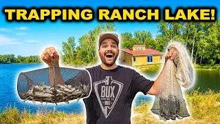 Thumbnail: FISH TRAPPING the ABANDONED Ranch LAKE!!! (Found Rare Fish)