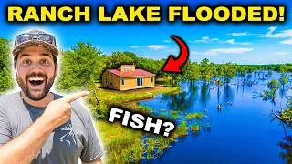 Thumbnail: My ABANDONED RANCH Lake FLOODED and is FULL OF FISH!!!