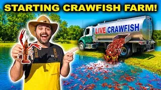 Thumbnail: Building a CRAWFISH FARM at the NEW PROPERTY!!! (Bad Idea?)