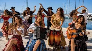 Thumbnail: Flamenco Latin Swing 🎺 Cha-Cha-Cha Fusion with Spanish Guitar, Accordion, Conga & Trumpet