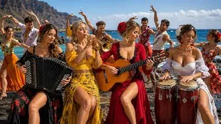 Thumbnail: Flamenco Dance Groove | Spanish Guitar, Accordion, Conga & Trumpet Cha-Cha-Cha