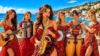 Thumbnail: Spanish Cuban Summer Fiesta 🔥☀️  Irresistible Flamenco Cha Cha Fusion with Banjo, Accordion & Sax