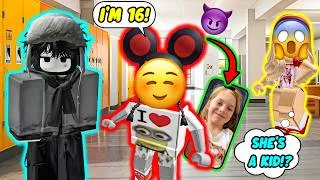 Thumbnail: 💅 PICK-ME GIRL PRETENDING TO BE OLDER TO GET ATTENTION ✨ #roblox #robloxstory