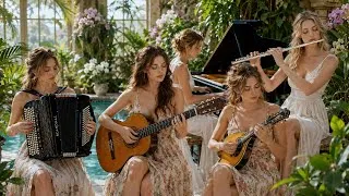 Thumbnail: Royal Garden Serenade | Peaceful Flamenco-Italian Fusion with Mandolin, Piano, Accordion & Flute