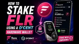 Thumbnail: How to Stake FLR Using a D’CENT Hardware Wallet