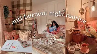 Thumbnail: A Gentle Night Routine for Burnout 🌙🕯️