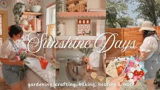 Thumbnail: Sunshine Days 🌼🍓 Gardening, hosting, junk journaling, crafting & more !!