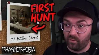 Thumbnail: My First Hunt At The NEW Willow Street | Phasmophobia