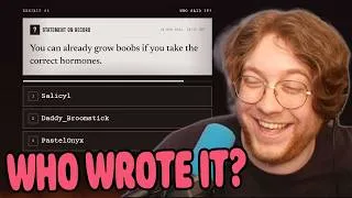 Thumbnail: Guessing which chatter wrote this unhinged message