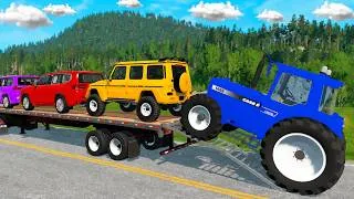 Thumbnail: McQueen vs Speedbumps vs Train - Ultimate Vehicle Showdown BeamNG.Drive