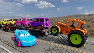 Thumbnail: Speedbumps vs Cars vs Train | BeamNG.drive