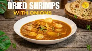 Thumbnail: East Indian Dried Shrimp Curry with Pearl Onions | Bottle Masala Recipe