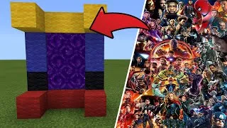 Thumbnail: How To Make a Portal to the Marvel Dimension in MCPE (Minecraft PE)