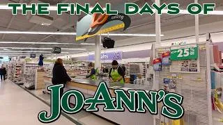 Thumbnail: The Final Days of Jo-Ann Fabrics! Our Final Walkthrough Before the Store Closed in 2025!