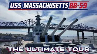 Thumbnail: USS Massachusetts (BB-59): The WWII Battleship So Massive We Nearly Got Lost Exploring It!