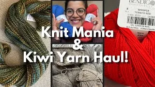 Thumbnail: Knit Mania & NZ Yarn Haul | A Spinner's Knitting Podcast