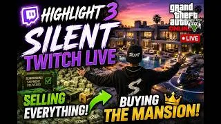 Thumbnail: Highlight 3 Silent twitch live gta 5 online selling everything and buying the mansion with music