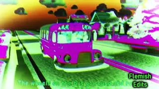 Thumbnail: wheels on the bus go round and round special after effects | most viewed on youtube Inverted