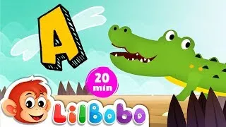 Thumbnail: Alphabet Animals - ABC Song for Kids And Children | Little BoBo Nursery Rhymes - FlickBox Kids Songs
