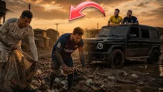 Thumbnail: ⚽ Poor vs Rich Footballers! Ronaldo & Messi's Incredible Comeback 🔥