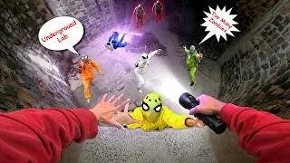 Thumbnail: 8 Spider-Man Bros Rescue Police From Zombies Apocalypse in the Underground Laboratory ( Action POV )