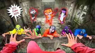 Thumbnail: Bros 8 Spider-Man Was Tricked by Fake SOS Location ( Action POV vs 4 Giant Mascot Teddy Bear )