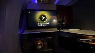 Thumbnail: DARK POV: You’re in a Qatar Airways Qsuite ✈️ Close the Private Door | Call Dings | Sleep, Relax