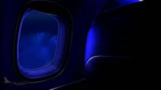 Thumbnail: POV: You Got the Window Seat ✈️ DARK REAL Night Flight White Noise + Call Dings | Sleeping, Relaxing