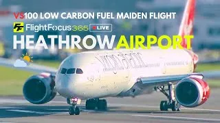 Thumbnail: Virgin Atlantic VS100 - Sustainable Aviation Fuel Maiden Take off at Heathrow Airport