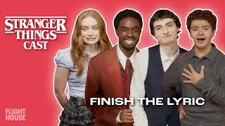 Thumbnail: STRANGER THINGS CAST FINISH THE LYRIC