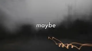 Thumbnail: Maybe - half•alive (Lyric Video)