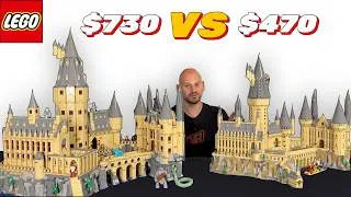 Thumbnail: Which LEGO Hogwarts Castle is actually better? Full Comparison