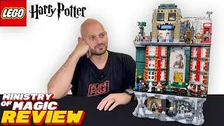Thumbnail: LEGO MINISTRY OF MAGIC REVIEW | I Paid $450 for Harry Potter Set 76476 +Ministry Munchies GWP