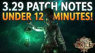 Thumbnail: Path of Exile | 3.29 Patch Notes Summary | Under 12 Minutes