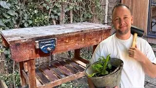 Thumbnail: Transforming a Vintage Workbench Into a Cotswold Potting Table