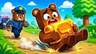 Thumbnail: Baaren Runs From Police To Save Its Treasure Chests Story Super Bear Adventure Gameplay Walkthrough!