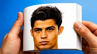 Thumbnail: “The Evolution of CR7 🔥 | Flipbook” #ronaldo #cr7 #evolution #football 