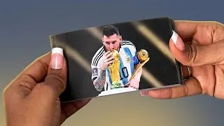 Thumbnail: I Made Lionel Messi World Cup Winning Moment Flipbook 🏆⚽ #messi #football #soccer 