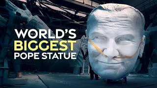 Thumbnail: The rise and fall of Poland's biggest Pope statue