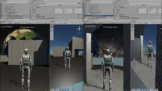 Thumbnail: 2-player networked stationary action with Unity Kyle robot