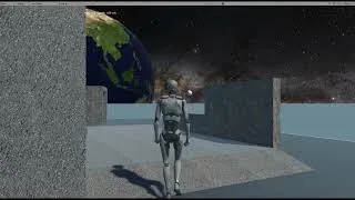 Thumbnail: Travel without moving: Unity game engine Starter and Standard characters