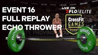 Thumbnail: The 2026 CrossFit Games Women's Individual Event 16 Replay | Echo Thruster