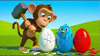 Thumbnail: Monkey Broken All the Eggs! 🔨🥚 | Farmer is Very Angry! 😡 | Police Arrest the Monkey 🚓