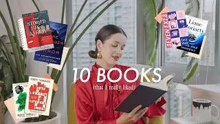 Thumbnail: 10 book recs 📚 murder mysteries, thrillers & my recent favorites (30 min)